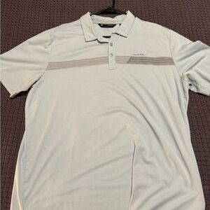 Travis Mathew Light Gray Polo Shirt